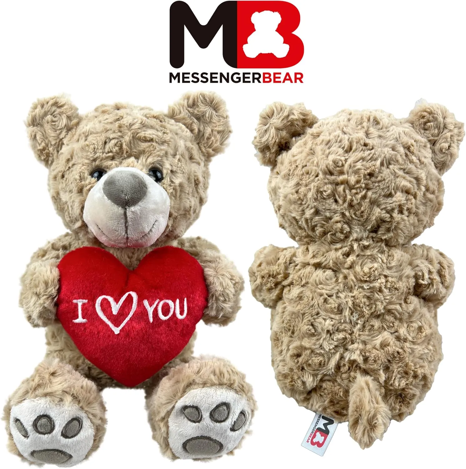 I Love You Teddy Bear 10' | I Love You Stuffed Animal | Stuffed Animals for Girls | I Heart You