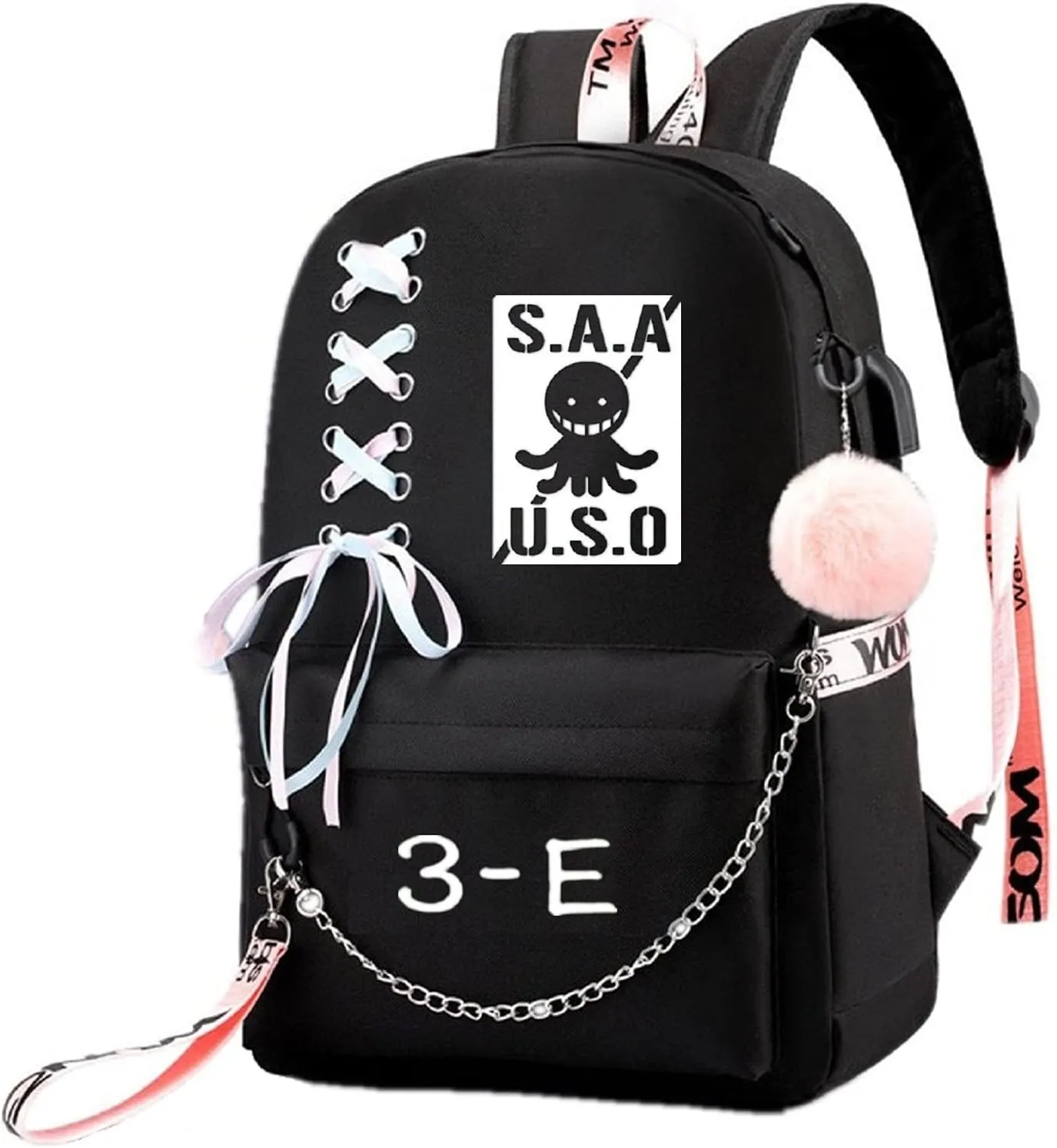 ISaikoy Anime Assassination Classroom Backpack Satchel Bookbag Daypack School Bag Shoulder Bag