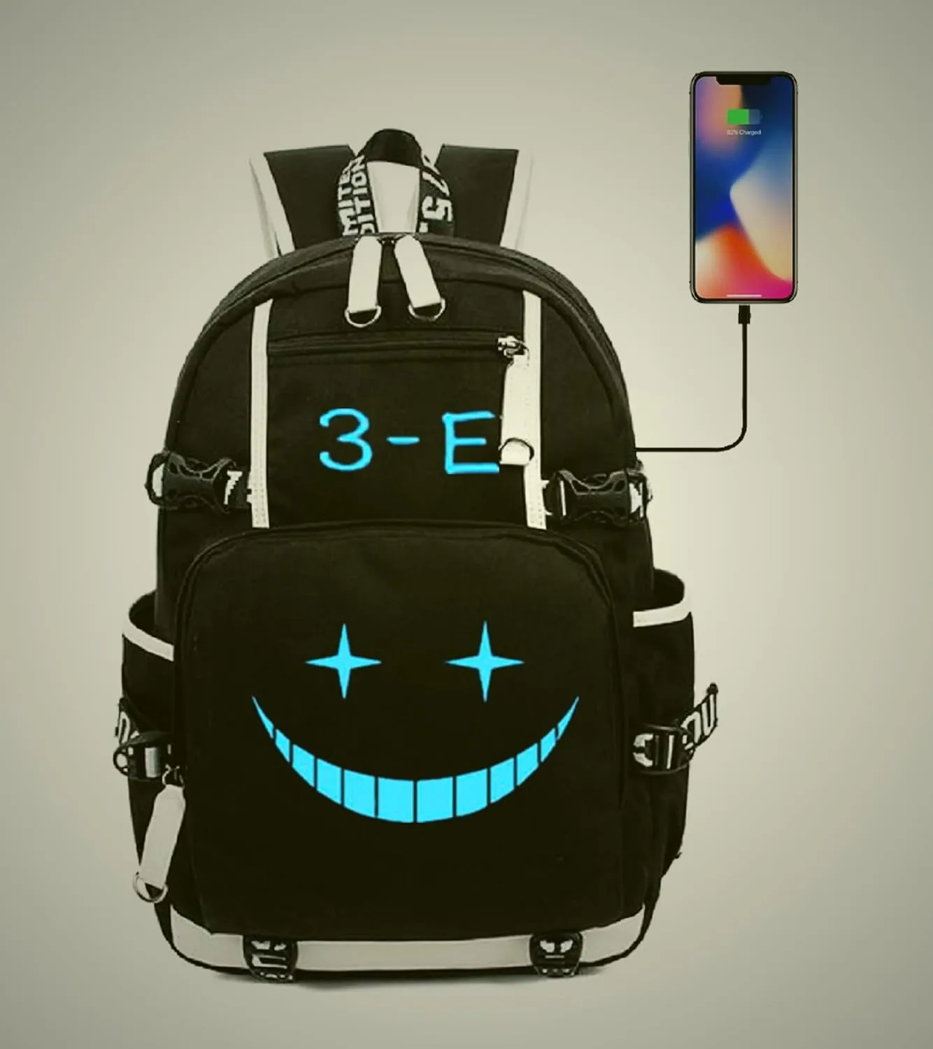 ISaikoy Anime Assassination Classroom Backpack Shoulder Bag Bookbag Daypack School Bag 3