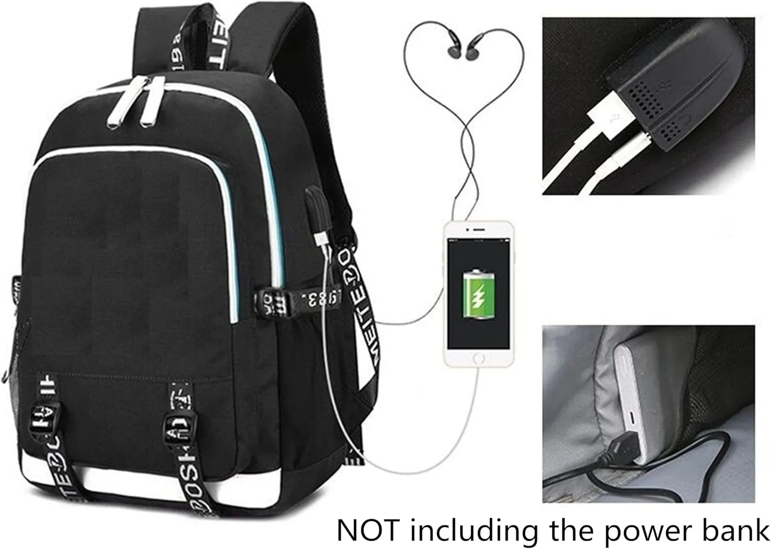 ISaikoy Anime BLUE LOCK Backpack Shoulder Bag Bookbag Student School Bag Daypack Satchel A2