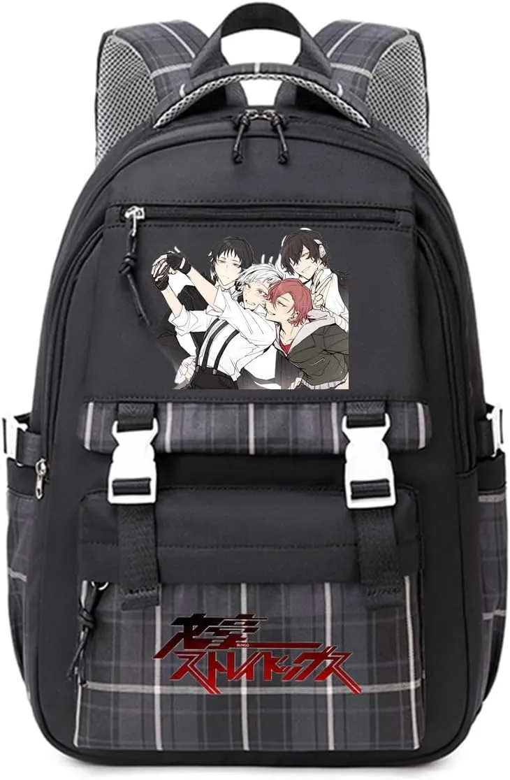 ISaikoy Anime Bungo Stray Dogs Backpack Student Daypack Bookbag Daypack School Bag 11