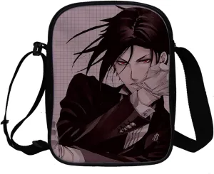 ISaikoy Anime Ciel Phantomhive Cross body Bag Sebastian Handbag Satchel Shoulder Bag Sling Bag B1