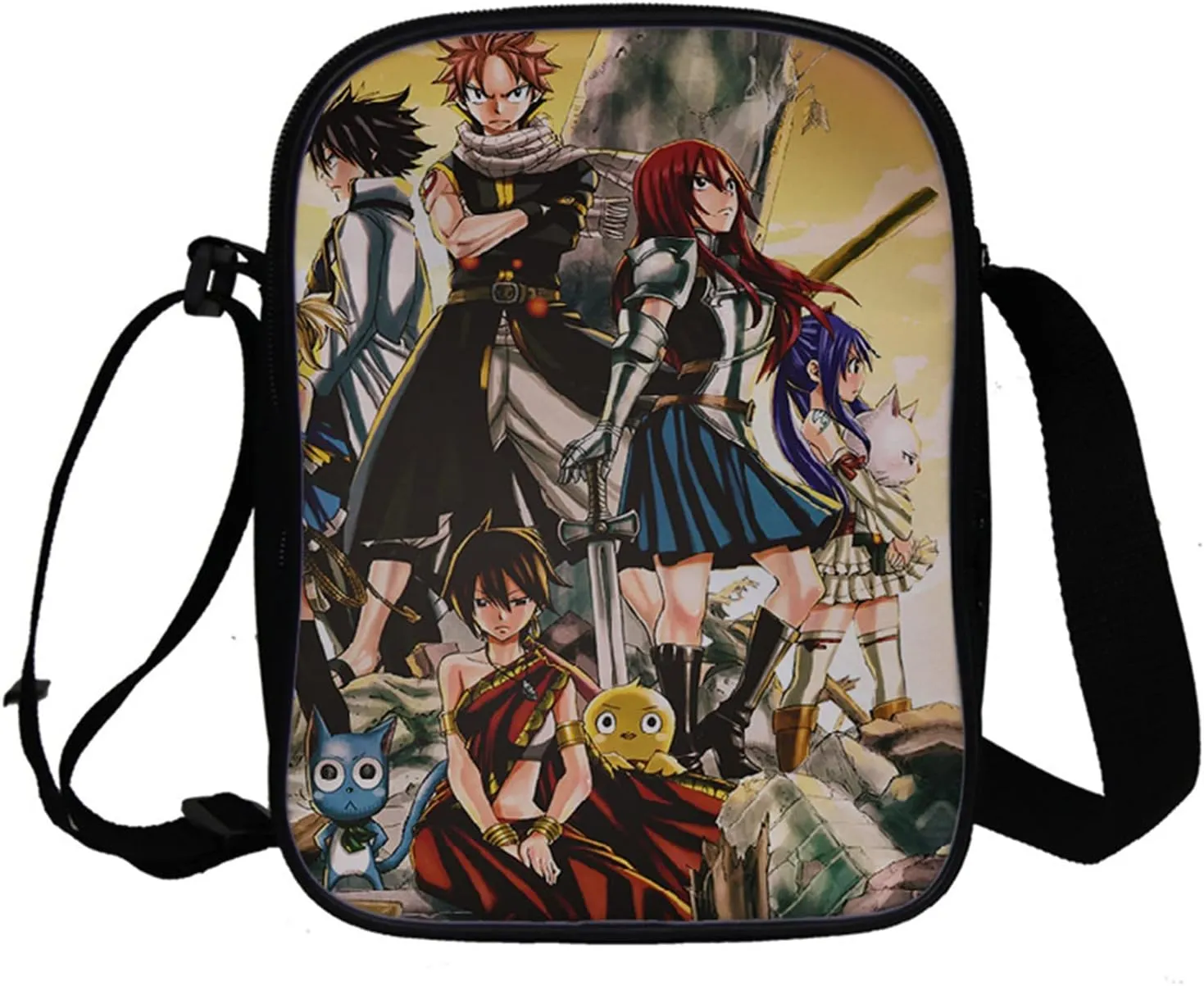 ISaikoy Anime Fairy Tail Cross body Bag Handbag Satchel Shoulder Bag Sling Bag B12