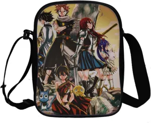 ISaikoy Anime Fairy Tail Cross body Bag Handbag Satchel Shoulder Bag Sling Bag B12