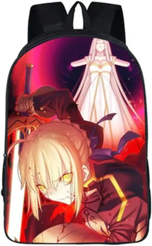 ISaikoy Anime Fate Stay Night Backpack Satchel Bookbag Daypack School Bag Shoulder Bag Style8