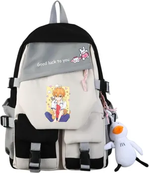 ISaikoy Anime Fruit Basket Backpack Kyo Soma Tohru Yuki Bookbag Daypack School Bag Shoulder Bag 1