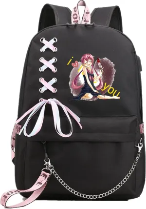 ISaikoy Anime Future Diary Backpack Shoulder Bag Bookbag Student School Bag Daypack Satchel 10