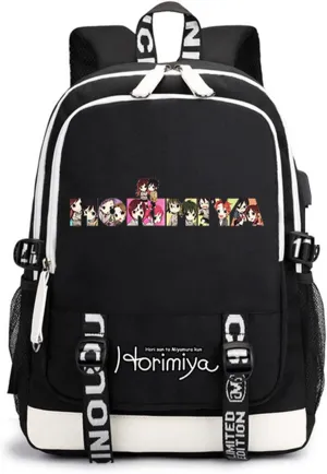 ISaikoy Anime Horimiya Backpack Shoulder Bag Bookbag School Bag D1