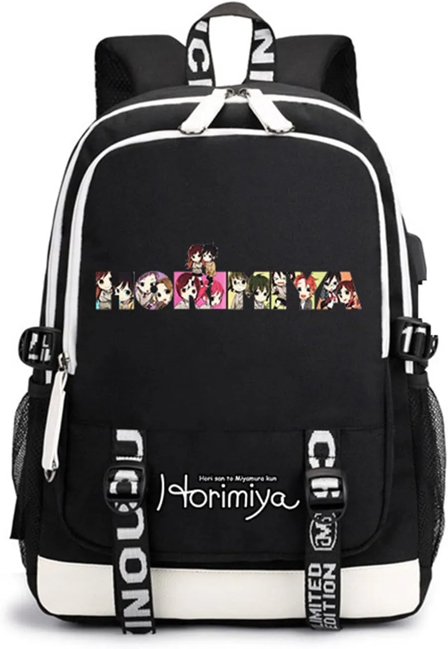 ISaikoy Anime Horimiya Backpack Shoulder Bag Bookbag School Bag D1