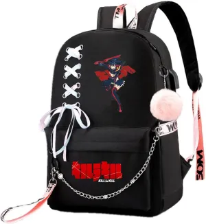 ISaikoy Anime Kill la Kill Backpack Ryuko Matoi Shoulder Bag Bookbag Student School Bag Daypack Satchel A11