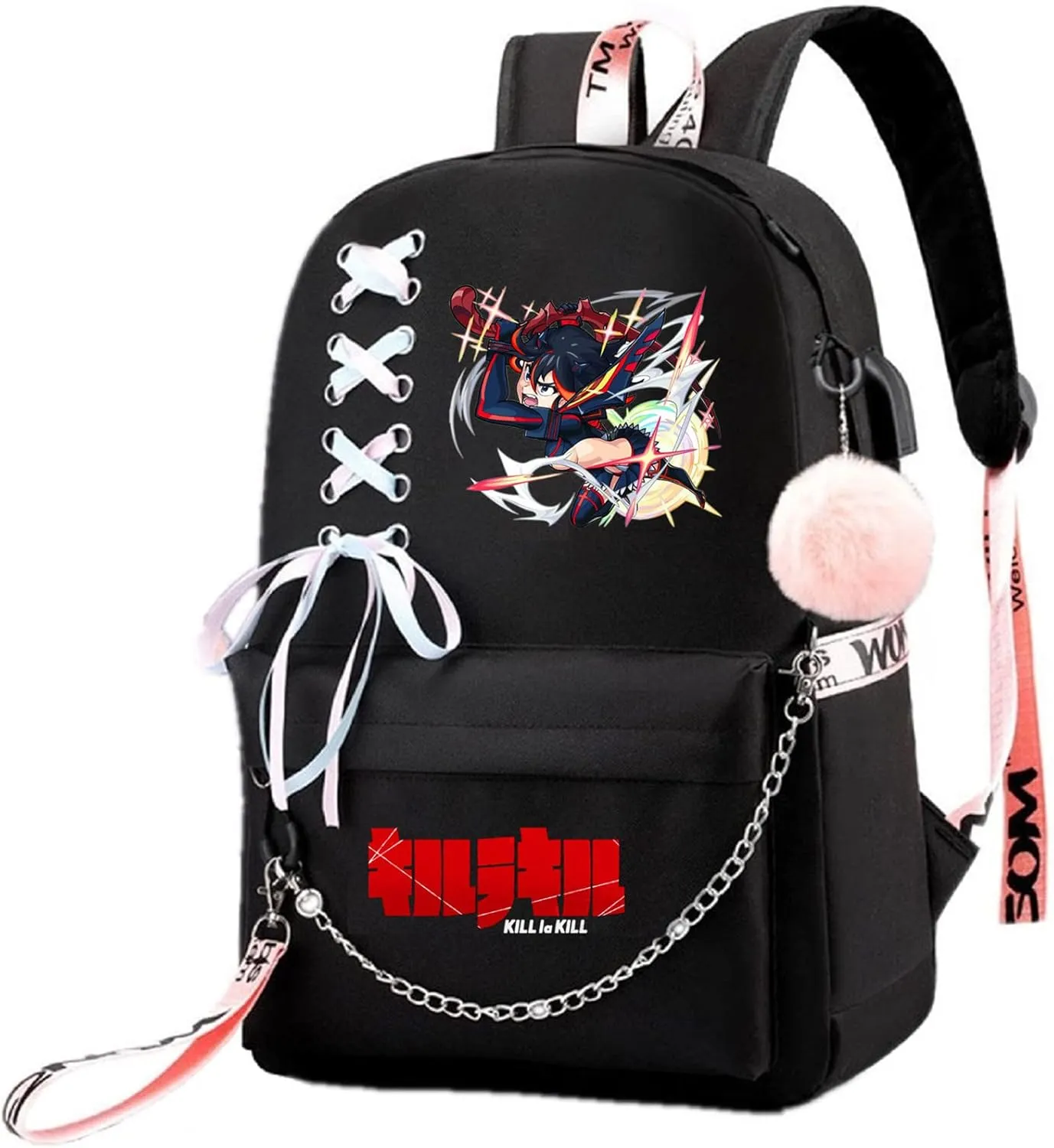 ISaikoy Anime Kill la Kill Backpack Ryuko Matoi Shoulder Bag Bookbag Student School Bag Daypack Satchel A13