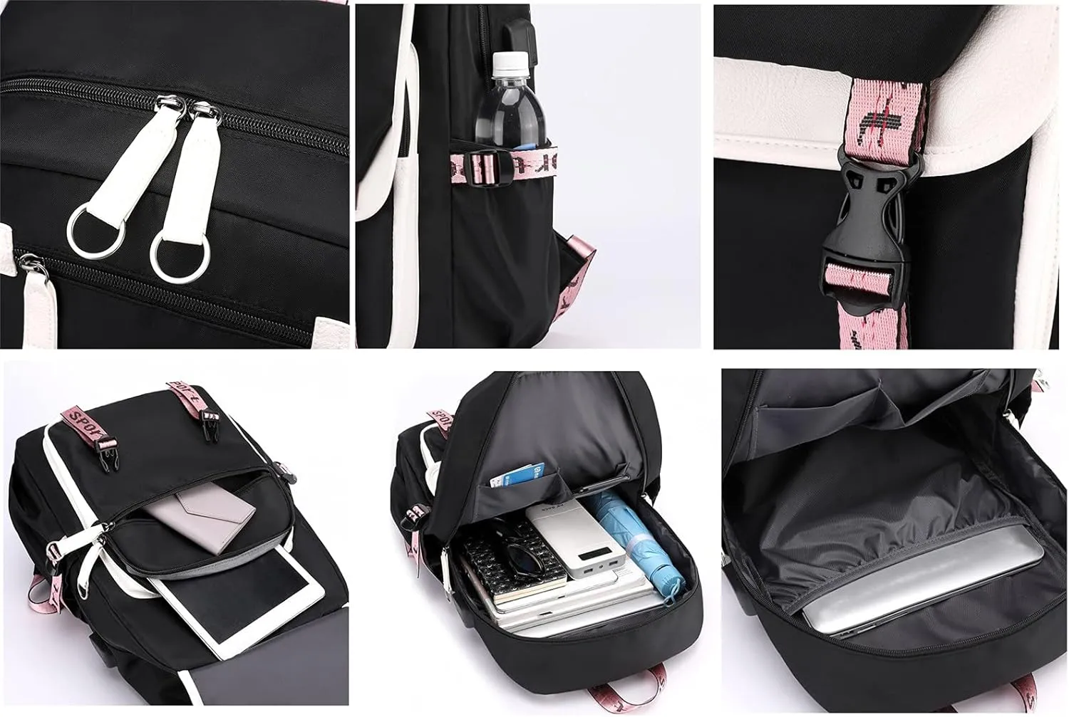 ISaikoy Anime Komi can't communicate Backpack Shoulder Bag Bookbag Student School Bag Daypack Satchel B14