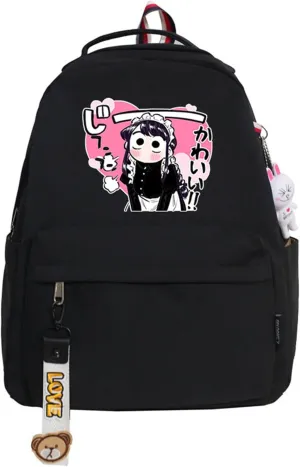 ISaikoy Anime Komi can't communicate Backpack Shoulder Bag Bookbag Student School Bag Daypack Satchel J2