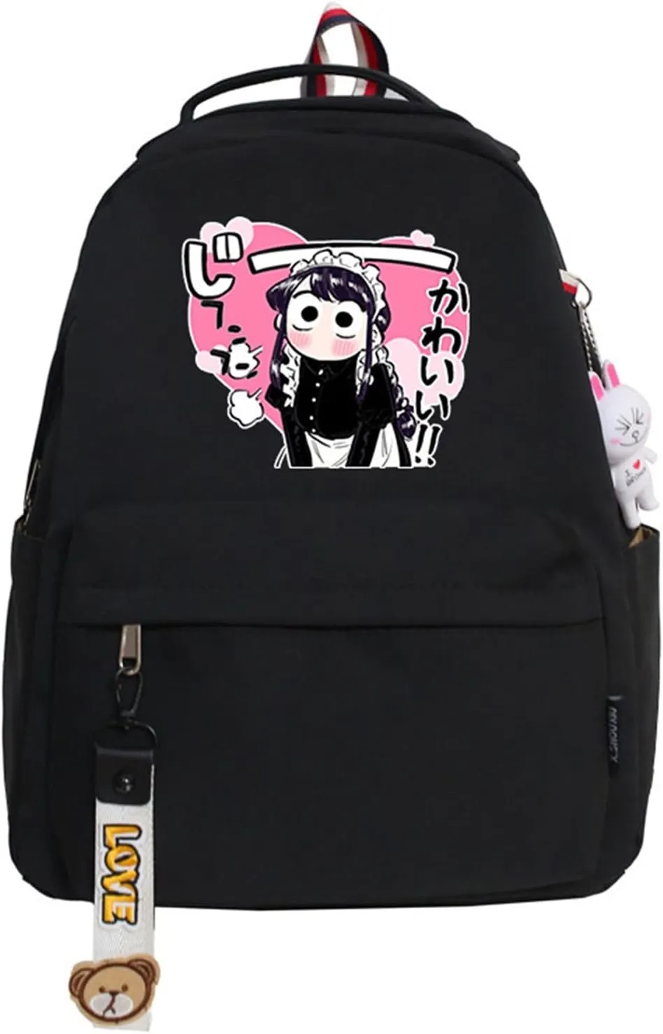 ISaikoy Anime Komi can't communicate Backpack Shoulder Bag Bookbag Student School Bag Daypack Satchel J2