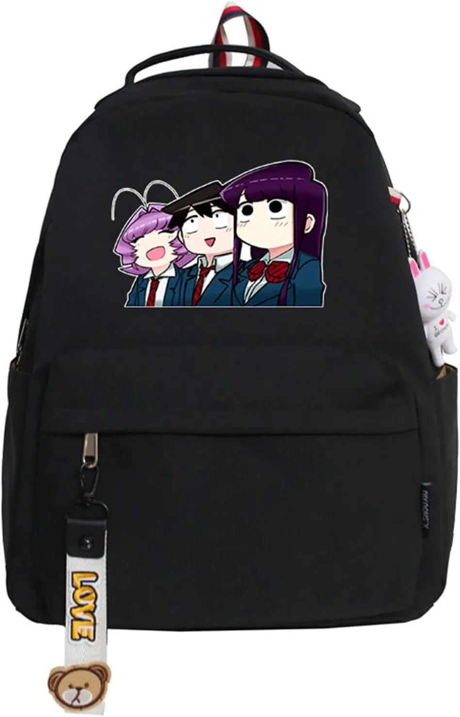 ISaikoy Anime Komi can't communicate Backpack Shoulder Bag Bookbag Student School Bag Daypack Satchel J4