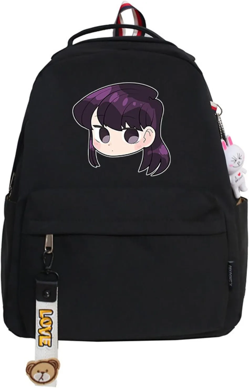 ISaikoy Anime Komi can't communicate Backpack Shoulder Bag Bookbag Student School Bag Daypack Satchel J5