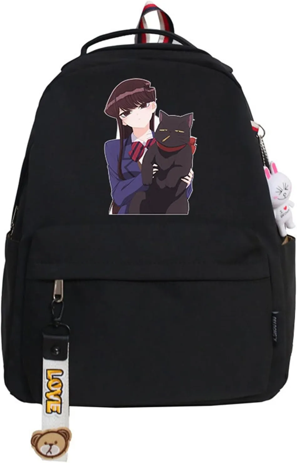 ISaikoy Anime Komi can't communicate Backpack Shoulder Bag Bookbag Student School Bag Daypack Satchel L1