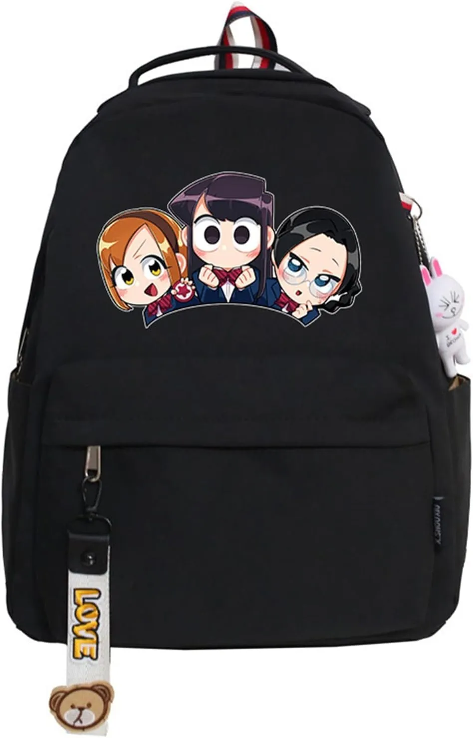 ISaikoy Anime Komi can't communicate Backpack Shoulder Bag Bookbag Student School Bag Daypack Satchel L2