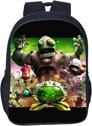 ISaikoy Anime Plants vs. Zombies Backpack Bookbag School Bag Shoulder Bag Messenger Bag Daypack Color B11