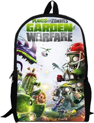 ISaikoy Anime Plants vs. Zombies Backpack Bookbag School Bag Shoulder Bag Messenger Bag Daypack Color C20
