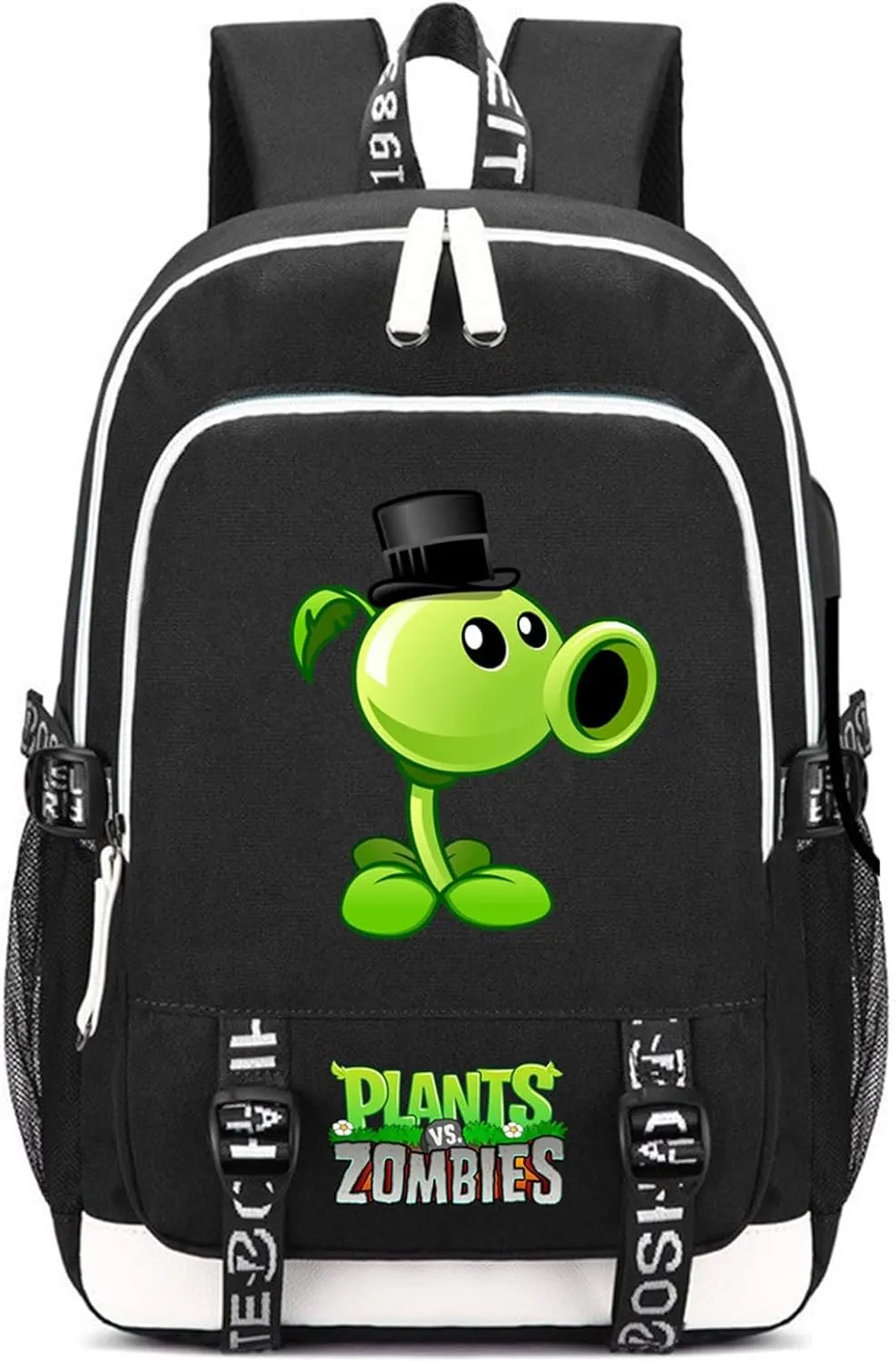 ISaikoy Anime Plants vs. Zombies Backpack Shoulder Bag Bookbag School Bag Daypack Color c10