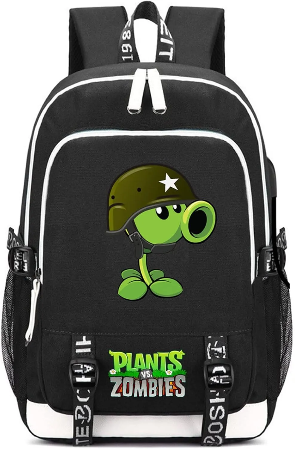 ISaikoy Anime Plants vs. Zombies Backpack Shoulder Bag Bookbag School Bag Daypack Color c7