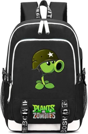 ISaikoy Anime Plants vs. Zombies Backpack Shoulder Bag Bookbag School Bag Daypack Color c7