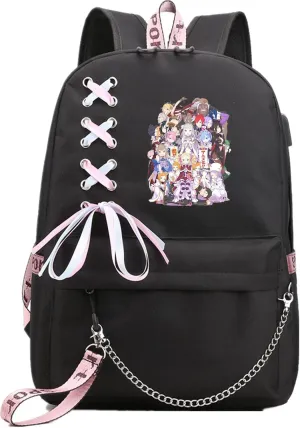 ISaikoy Anime Re:Zero kara Hajimeru Isekai Seikatsu Backpack Shoulder Bag Bookbag Student School Bag Daypack Satchel 14