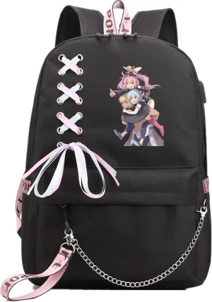 ISaikoy Anime Rimuru Tempest Backpack Shoulder Bag Bookbag Student School Bag Daypack Satchel 2