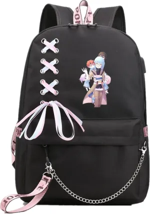 ISaikoy Anime Rimuru Tempest Backpack Shoulder Bag Bookbag Student School Bag Daypack Satchel 5