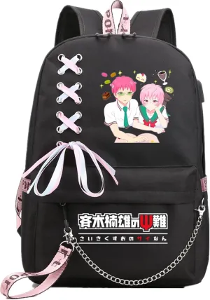 ISaikoy Anime The Disastrous Life Of Saiki K Backpack Shoulder Bag Bookbag School Bag 11