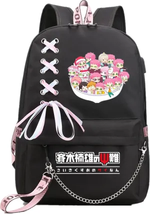 ISaikoy Anime The Disastrous Life Of Saiki K Backpack Shoulder Bag Bookbag School Bag 1