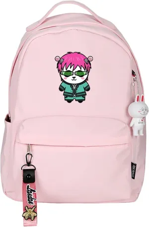ISaikoy Anime The Disastrous Life Of Saiki K Backpack Shoulder Bag Bookbag School Bag A4