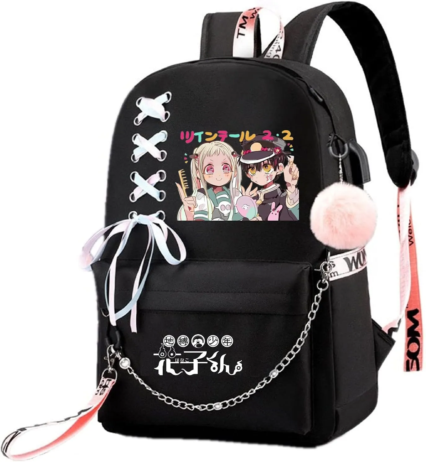 ISaikoy Anime Toilet Bound Hanako kun Backpack Bookbag Daypack Shoulder Bag Handbag School Bag Style1