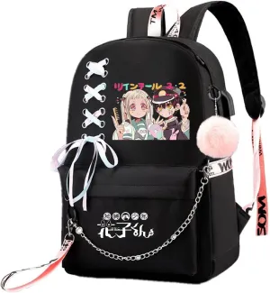 ISaikoy Anime Toilet Bound Hanako kun Backpack Bookbag Daypack Shoulder Bag Handbag School Bag Style1