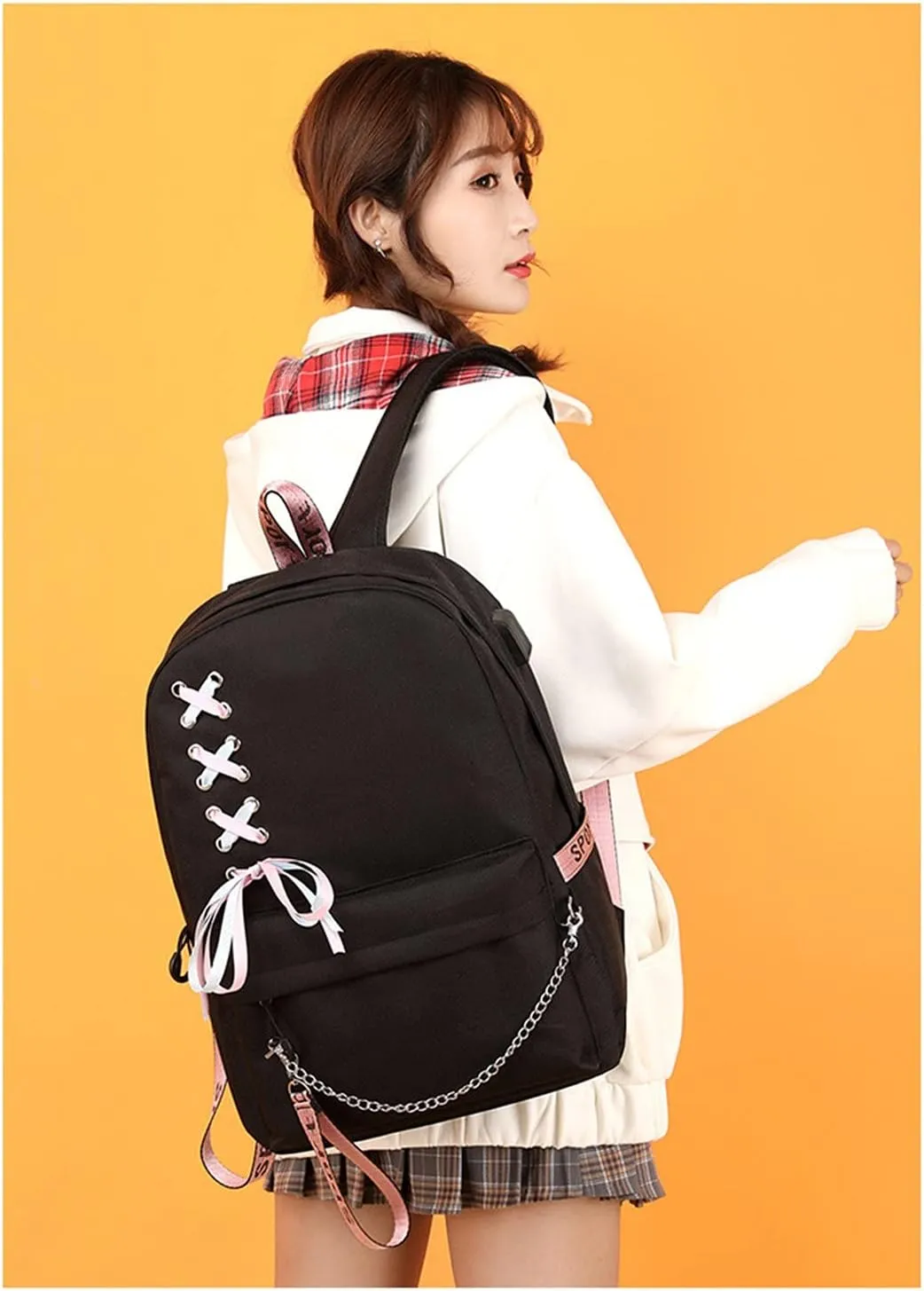 ISaikoy Anime Toilet Bound Hanako kun Backpack Satchel Bookbag Daypack School Bag Laptop Shoulder Bag
