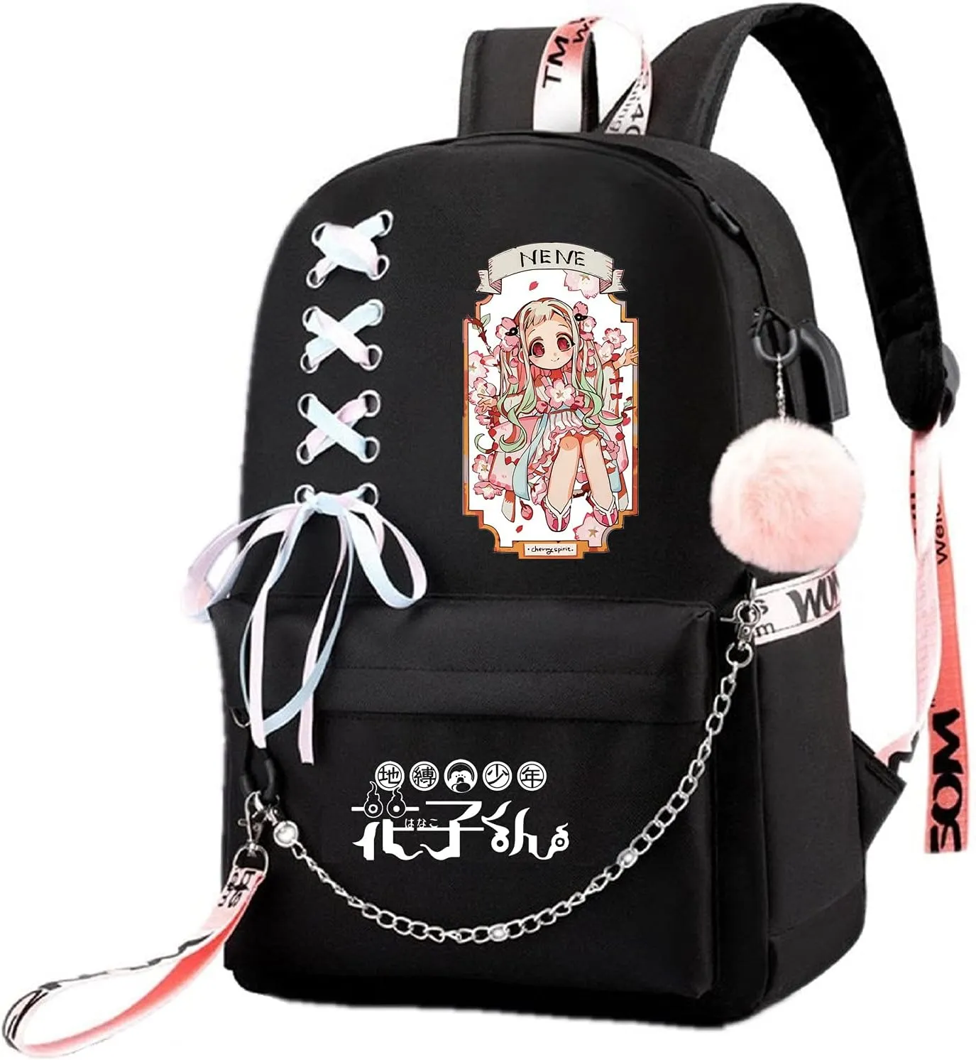 ISaikoy Anime Toilet Bound Hanako kun Backpack Satchel Bookbag Daypack School Bag Laptop Shoulder Bag
