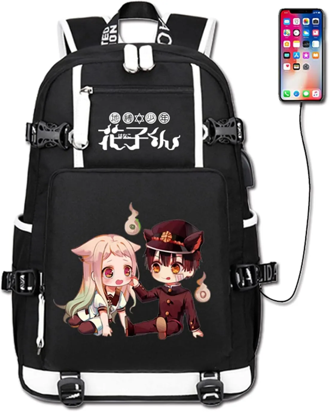 ISaikoy Anime Toilet Bound Hanako kun Backpack Satchel Bookbag Daypack School Bag Shoulder Bag