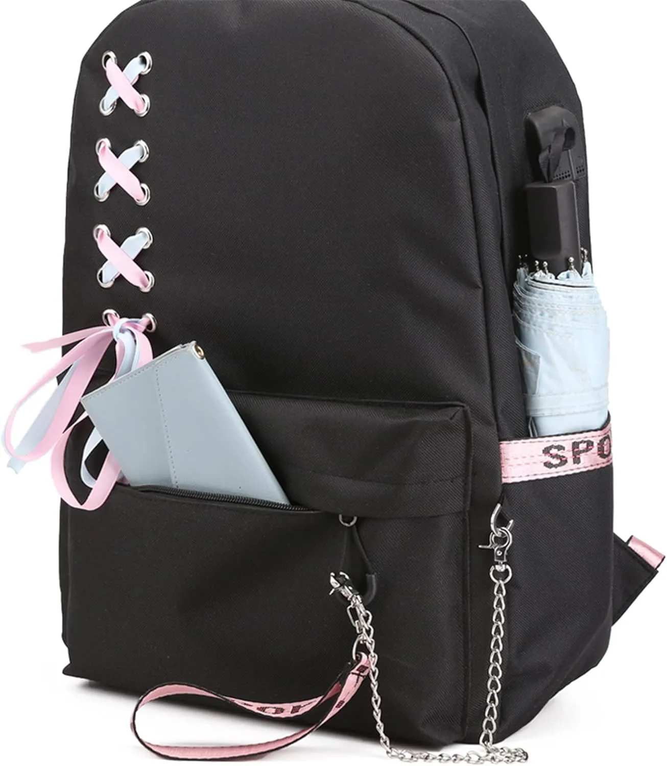 ISaikoy Anime Toilet-bound Hanako-kun Backpack Shoulder Bag Bookbag Student School Bag Daypack Satchel 10