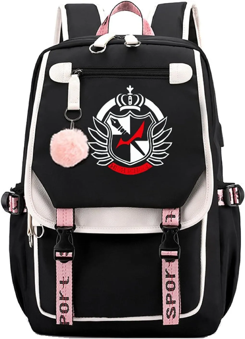 Isaikoy Anime Trigger Happy Havoc Backpack Satchel Bookbag Daypack School Bag Shoulder Bag color80