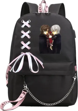 ISaikoy Anime Vampire Knight Backpack Shoulder Bag Bookbag Student School Bag Daypack Satchel 10