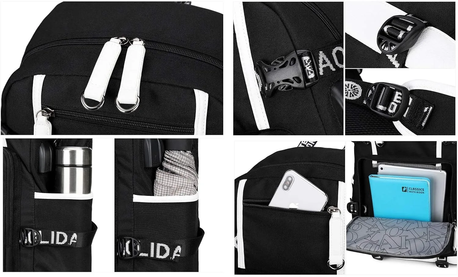 ISaikoy Anime VINLAND SAGA Backpack Rucksack Bookbag Student School Bag Daypack Satchel Handbag B2