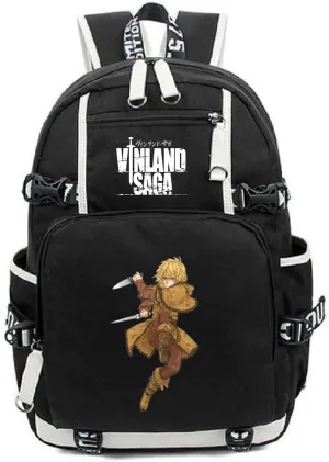 ISaikoy Anime VINLAND SAGA Backpack Rucksack Bookbag Student School Bag Daypack Satchel Handbag B4