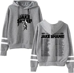 Jake Shane 2025 Tour Dates Merch Pullover Hoodies Pocketless Parallel Bars Sleeve Streetwear