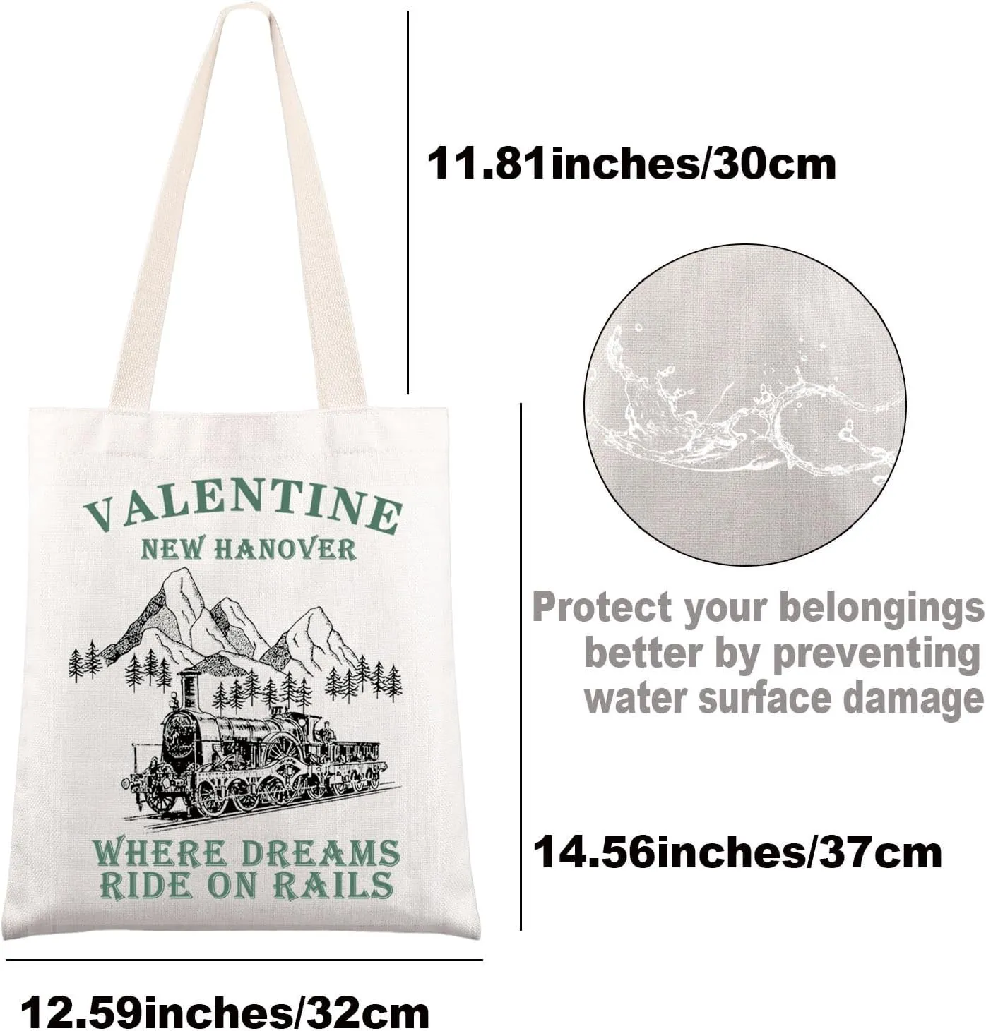 JNIAP Adventure Game Inspired Tote Bag New Hanover Gifts Town Of Valentine Gift Arthur Morgan Gift