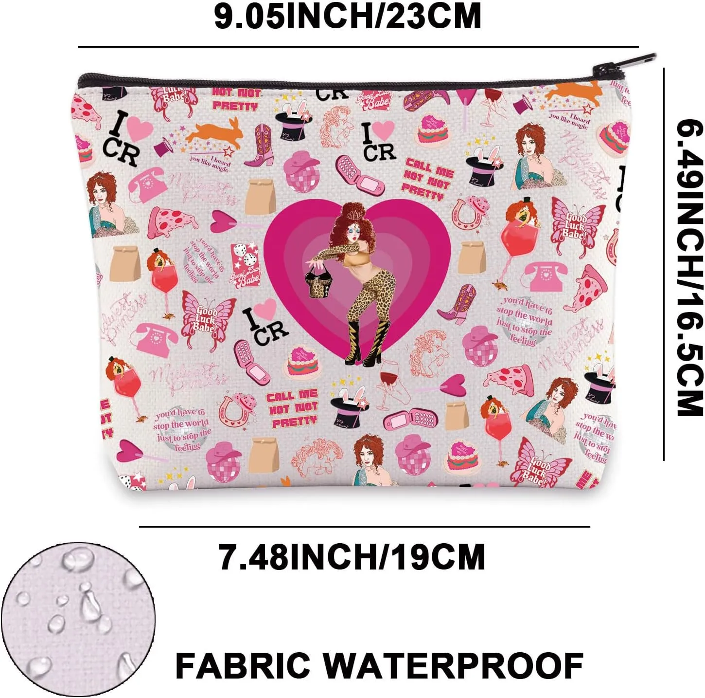 JNIAP Midwest Princess Tote Bag Singer Gifts Song Lyrics Inspired Shoulder Bag Music Fans Gifts