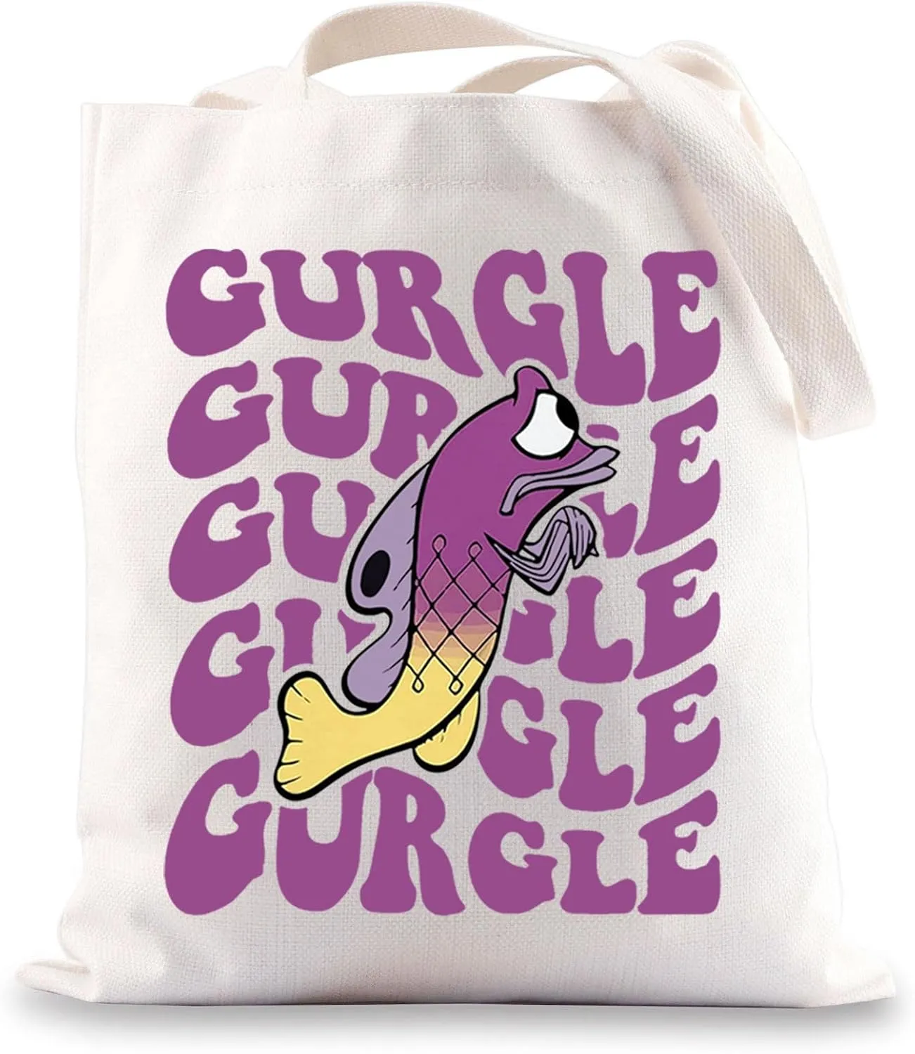 JNIAP Royal Gramma Gurgle Fish Tote Bag Nemo Movie Gifts Fish Lover Gifts Gurgle Fish Shoulder Bag