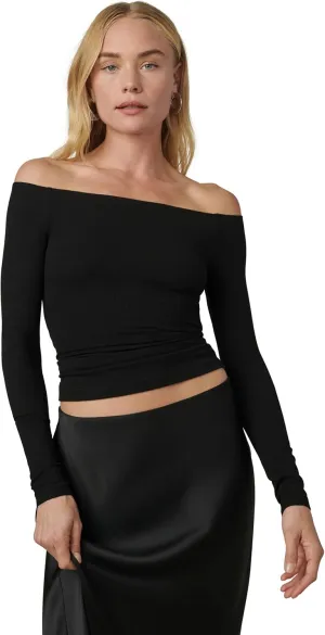 Joe's Women's The Devin Off The Shoulder Long Sleeve Top