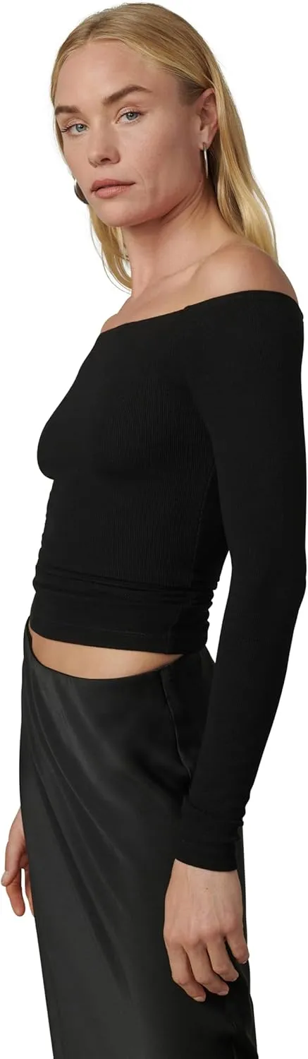 Joe's Women's The Devin Off The Shoulder Long Sleeve Top