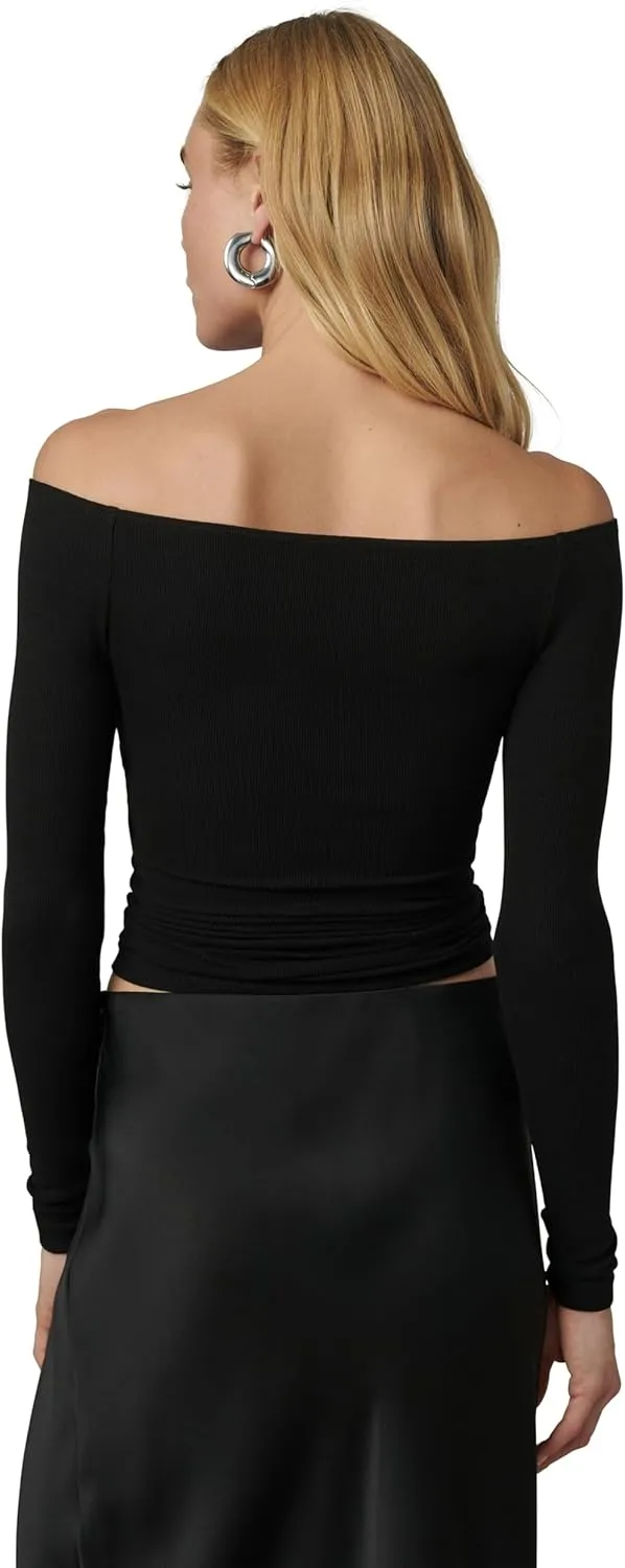 Joe's Women's The Devin Off The Shoulder Long Sleeve Top